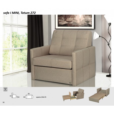 Sofa I MINI (materiał: TATUM 272)