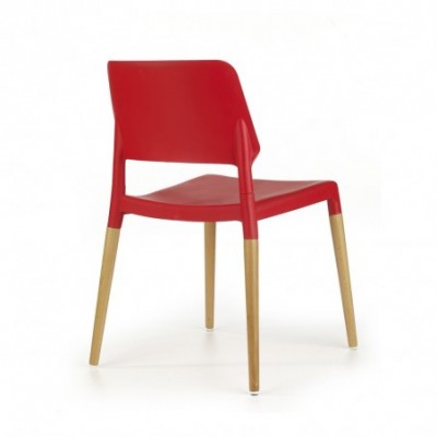 K163 krzesło czerwony...