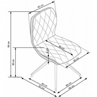 K237 krzesło beżowy (1p-2szt)