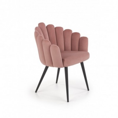 K410 krzesło różowy velvet...